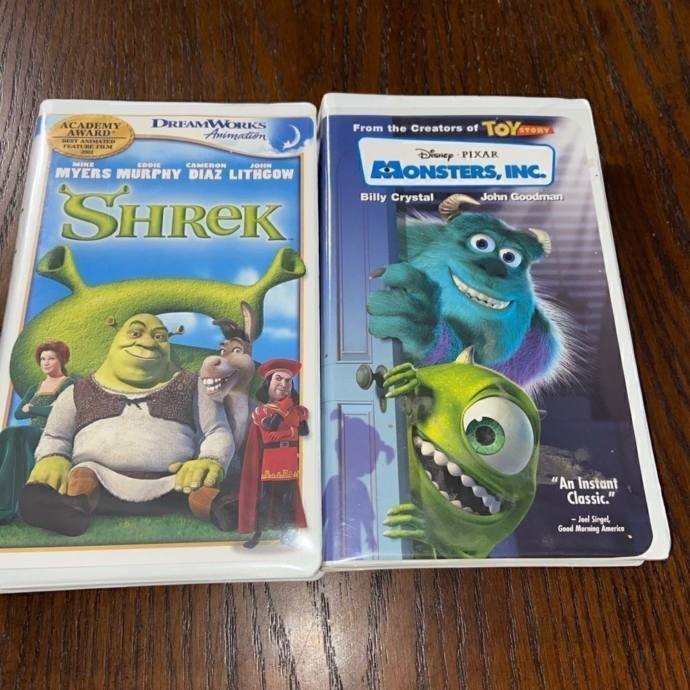 Vintage bundle of 2 VHS tapes